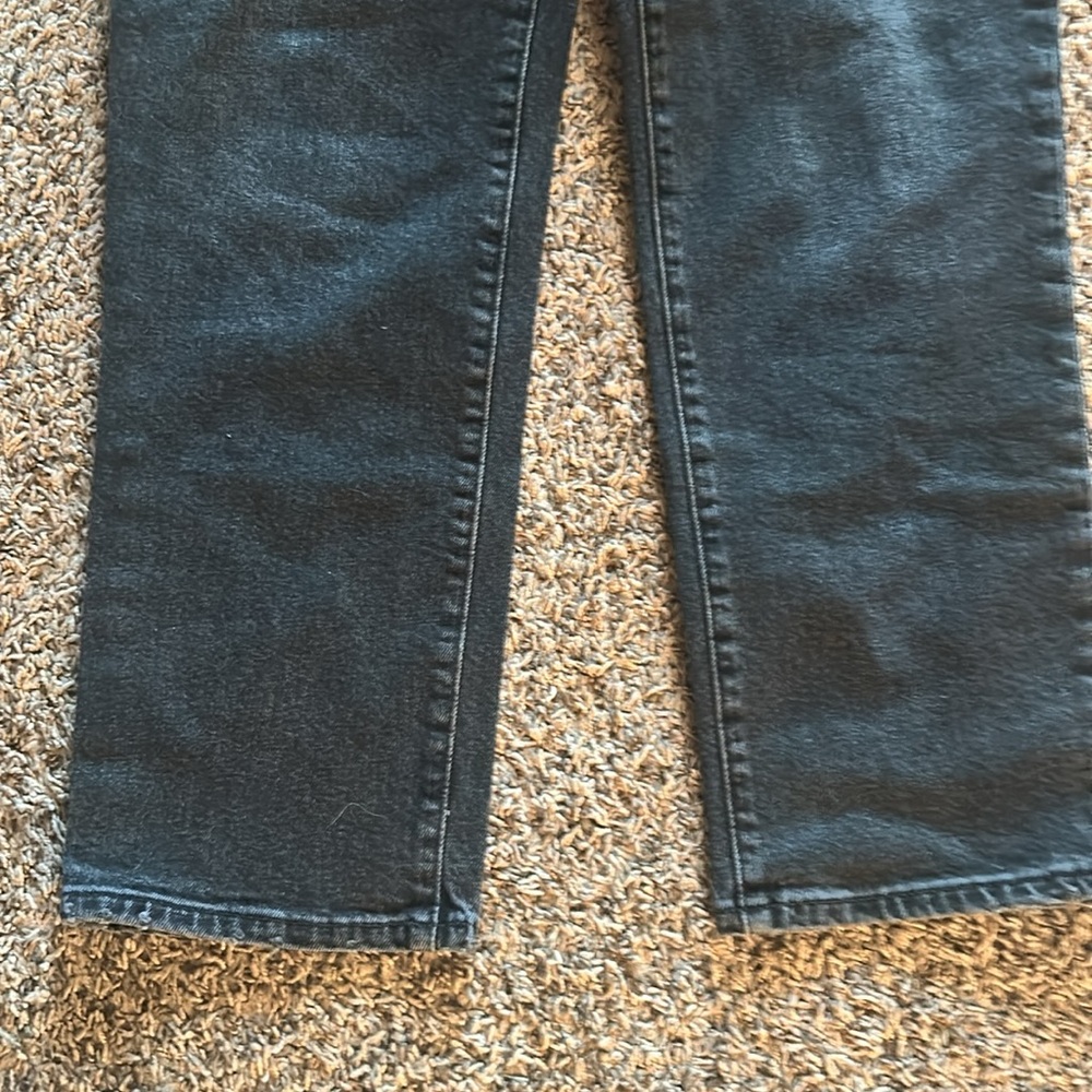 Madewell Dark wash Perfect vintage denim black jeans size 30 ladies straight - Picture 4 of 12